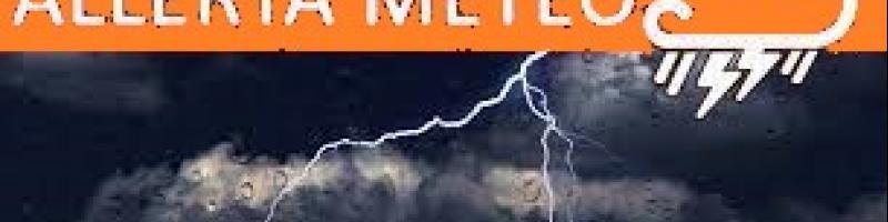 Allerta meteo arancione - aggiornamenti